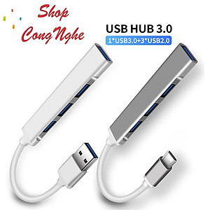 Bộ chia USB 3.0 ra 4 cổng tốc độ cao 5Gbps -Hàng Chính Hãng