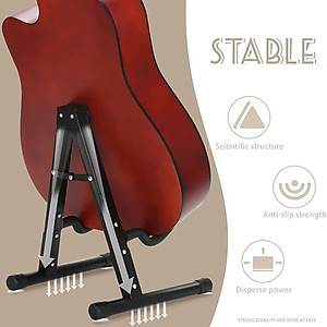 Guitar Stand Professional A Frame Foldable Portable for Classical Electric