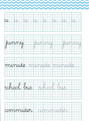 Sách English Handwriting - Vở Tập Viết Tiếng Anh Lớp 1 Tập 2