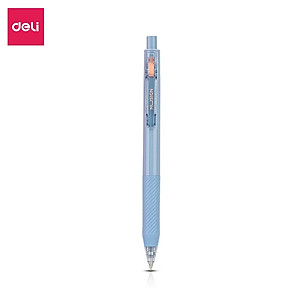 Bút Bi Nước Mực Gel Màu Đen Cao Cấp Ngòi 0.5mm Deli - Kẹp Bút Điều Chỉnh Kích Thước - 4 Màu Sắc Thời Trang BST Văn Phòng Phẩm Cao Cấp Nusign - NS568