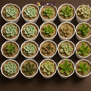 Chậu nhựa xoắn trồng cây ANKAN cho hoa hồng, cây cảnh mini, trồng rau, để bàn, treo ban công