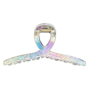 Kẹp Tóc Trong Suốt Màu Gradient Hình Cá Mập Phong Cách Hàn Quốc Cho Nữ