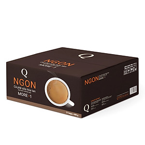 Cà phê Trần Quang NGON cafe sữa uống liền bịch 24 gói
