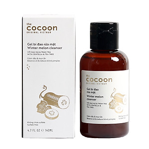Combo Gel tắm bí đao cocoon 310ml + Gel bí đao rửa mặt cocoon 140ml