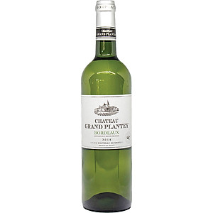 Rượu vang trắng Chateau Grand Plantey 750ml 11% - 13% Không hộp