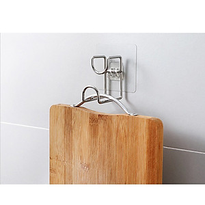 Combo 2 móc dính tường treo chậu nhà tắm, móc inox treo đồ gia đình tiện tiện ích 