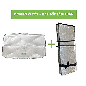 Tấm che nắng ô tô bạt che kính lái xe hơi phủ hai lớp nhôm chống nóng cách nhiệt Tâm Luân