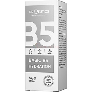 Tinh chất DrCeutics Basic B5 Hydration giúp cấp ẩm dành cho da dầu (30g/100g) - Hàng chính hãng