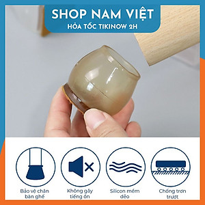 Bọc Chân Bàn Ghế Silicon Chống Trơn Trượt, Chống Ồn