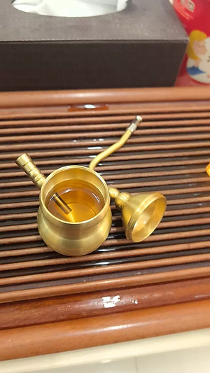 Bình Hồ Lô Lọc Thuốc L,á Bằng Đồng Cao Cấp. Bình Hồ Lô Lọc Bằng Nước, Sử Dụng Đa Năng Tiện Lợi, Tháo Lắp Vệ Sinh Dễ Dàng