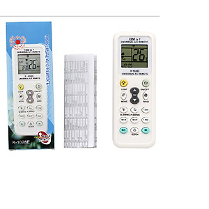 Remote điều khiển máy lạnh đa năng, điều khiển máy lạnh, remote máy lạnh, máy điều hòa, remote điều khiển cho tất cả các loại máy lạnh+ Tặng kèm pin
