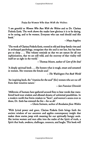 Women Who Run with the Wolves: Contacting the Power of the Wild Woman