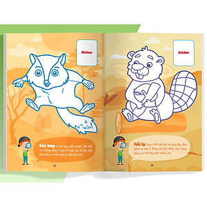 Sách Con Tô Màu - Thám Hiểm Rừng Xanh