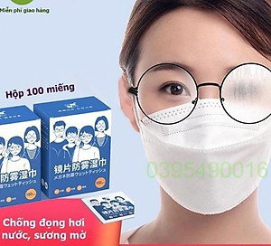 Khăn Lau Kính Nano Hộp 100 Miếng Giấy Lau Kính Chống Bám Hơi Nước, Lau Sạch Vân Tay Bụi Bẩn