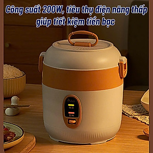 Nồi Cơm Điện Mini Chigo,  Nồi Hầm Cháo, Luộc Dung Tích 1.2L dành cho 1 người ăn