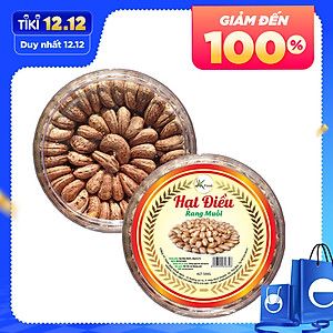 HẠT ĐIỀU VỎ LỤA RANG MUỐI XẾP HPA CAO CẤP THƯƠNG HIỆU SK FOOD - 1KG 2 HỘP