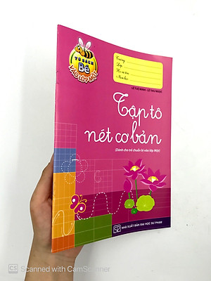 Sách Tập Tô Nét Cơ Bản (Dành Cho Bé Chuẩn Bị Vào Lớp Một)