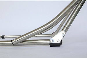 Bộ võng xếp BAN MAI: khung inox VIP và lưới mềm dày 99 ( Giao màu ngẫu nhiên )