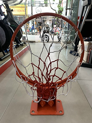 Vành rổ thi đấu tiêu chuẩn phi 45cm nặng 7.5kg chắc chắn từ sắt đặc 2cm và có lò xo đàn hồi chống rung