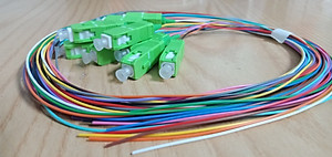 Combo 12 sợi  nối quang Pigtail SC/APC Single mode, Simplex,1.5M, 0.9mm. Hàng nhập khẩu 