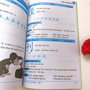 Siêu trí nhớ chữ Hán tập 03 phiên bản mới (In màu, có Audio nghe, hướng dẫn viết từng nét từng chữ) + DVD quà tặng
