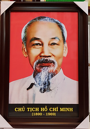 Ảnh gốc chân dung Chủ tịch HỒ CHÍ MINH kính yêu