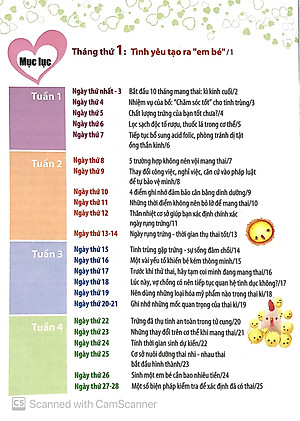 Sách Mang Thai Thành Công 280 Ngày – Mỗi Ngày Đọc Một Trang