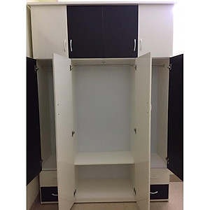 Tủ nhựa 4 cánh có tầng chăn màn sang trọng Nội thất Juno Sofa