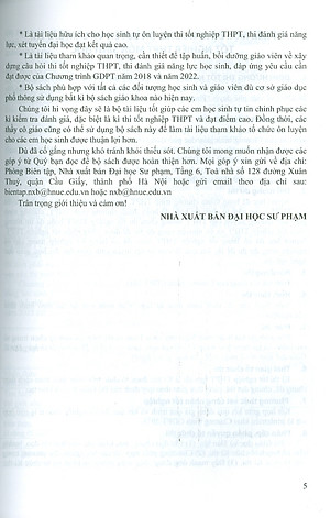 Ôn Luyện Trắc Nghiệm Thi Tốt Nghiệp Trung Học Phổ Thông (năm 2025) Môn Sinh Học - Phan Thị Thanh Hội chủ biên, Trần Thị Gái, Nguyễn Thị Quyên, Đào Thị Sen, Hồ Thị Hồng Vân 