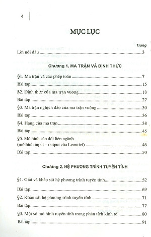 Toán Cơ Sở Cho Kinh Tế