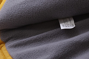 Áo khoác bé trai 3-12 tuổi hình cá Mập bên trong lót lông