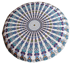 Vỏ, áo bọc nệm papasan ( vải bố in hoạ tiết)