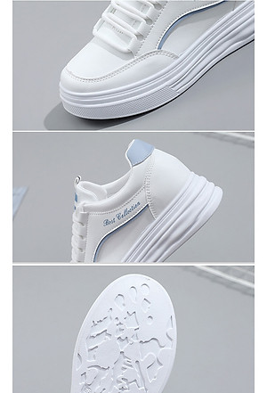 Giày thể thao nữ chất liệu da mềm mại, phong cách cá tính năng dộng – GNU2043A