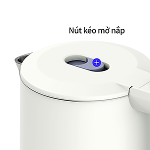 Ấm Đun Siêu Tốc LocknLock EJK728IVY 1.7L 1850-2200W, Hàng Chính Hãng, Nút Kéo Mở Nắp - JoyMall