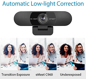 Combo thiết bị họp trực tuyến Emeet cho 6 đến 8 người - Emeet Luna và Emeet C960 - Hàng chính hãng