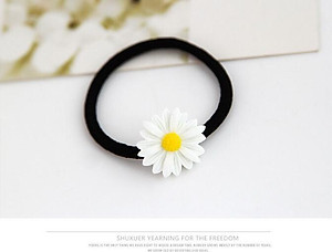 Combo 5 Dây Chun Cặp Tóc Hoa Cúc Nhiều Mẫu