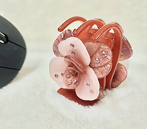 Kẹp tóc càng cua sang trọng mẫu mới - Kẹp tóc càng cua hoa đính đá cao cấp - Kẹp tóc càng cua ( Hàng cao cấp )