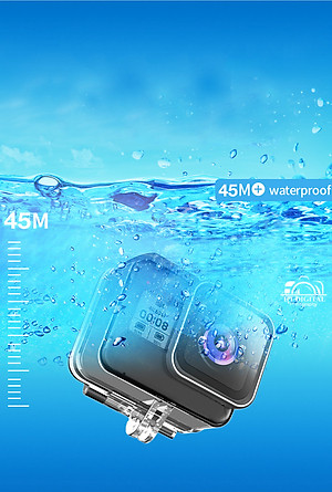 Vỏ Chống Nước GoPro 8 Telesin - Case Bảo Vệ Máy Quay Phim GoPro Hero 8 Black (Hàng chính hãng)