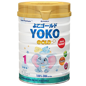 Sữa bột Vinamilk YOKOGOLD 1 850g (cho trẻ từ 0 - 1 tuổi)