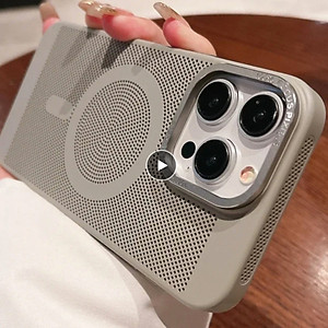 Ốp lưng lưới tản nhiệt dành cho iPhone 15 Pro/ 15 Pro Max/ 14 Pro/ 14 Pro Max/ 13 Pro Max/12 Pro Max, hỗ trợ sạc không dây Likgus - Hàng chính hãng