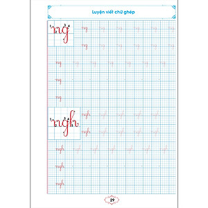 Combo Luyện Viết Chữ Đẹp ( Theo chương trình mới - hành trang cho bé vào lớp 1)