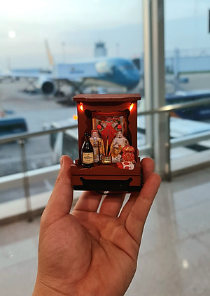 PHỤ KIENJ TRANG TRÍ MÔ HÌNH - BỘ KIT BÀN THỜ THẦN TÀI ÔNG ĐỊA - MÃ TL03 (KHÔNG KÈM ĐÈN)