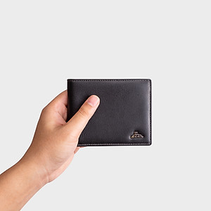 Ví nam da bò Lata ( Thời trang nam gấp 2 dáng ngang - Ví da thật LVN97 )