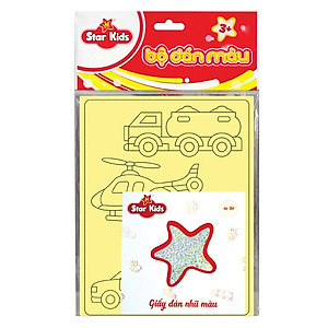 Bộ Tranh Dán Màu Phương Tiện Giao Thông RSTAR K-601