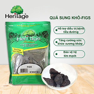 Quả Sung Mỹ Sấy Khô Heritage 1kg thực phẩm  ăn kiêng , giàu chất xơ, hỗ trợ tiêu hóa  - FIG