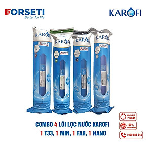 Combo 8 lõi lọc nước Karofi dùng cho máy lọc nước Karofi K8I-1 - hàng chính hãng