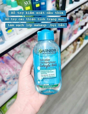 Nước Tẩy Trang Garnier Da Dầu Và Mụn 125ml