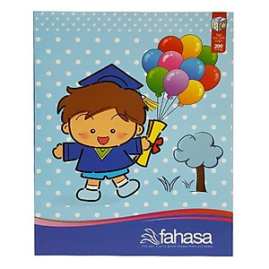 Lốc 5 Tập Học Sinh 4 Ô Ly 200 Trang ĐL 70g/m2 - FAHASA (Mẫu Màu Giao Ngẫu Nhiên)