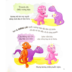 5 Phút Đọc Truyện Cùng Con Yêu - Câu Chuyện Về Những Chú Khủng Long - Những Câu Chuyện Đầy Lí Thú Cùng Các Bài Học Quý Giá