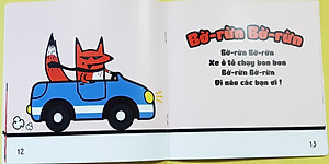 Sách Cho Bé Ehon Cáo Ken Và Đồ Vật - Lộp Bộp Lộp Bộp